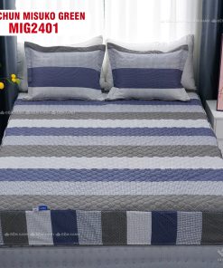Bộ chăn ga gối Nhật Bản Misuko Tencel Green MIG2401