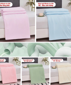 Chăn lạnh Misuko Ice Silk - Vải Công Nghệ Làm Mát Đặc Biệt & Co Giãn Mềm Mại
